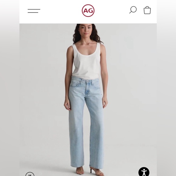 Ag Adriano Goldschmied Denim - AG ADRIA 
SIZE 27
Sunwashed 100% cotton
Excellent used condition